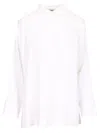 's Max Mara Linen Polo Shirt Shirts White