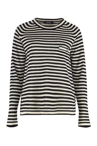 'S MAX MARA S MAX MARA LINEN SWEATER