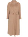 S Max Mara Women's Wool Coat In Brown
