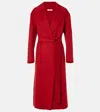 's Max Mara Livia Wool Coat In Red