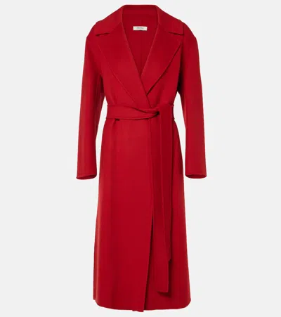 's Max Mara Livia Wool Coat In Red