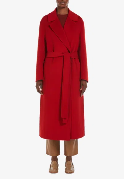 S MAX MARA LIVIA WOOL WRAP COAT