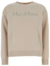 S Max Mara Kassel Logo Knit Crewneck Sweater In Neutrals