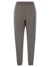 'S MAX MARA LOGO EMBROIDERED JOGGING TROUSERS