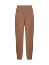S Max Mara Logo Embroidered Straight Leg Pants In Beige