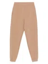 's Max Mara Logo-embroidered Track Pants In Neutral