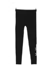 S Max Mara Logo-jacquard Leggings In Black