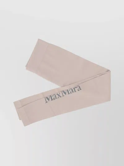 's Max Mara Logo Leggings Featuring Printed Lettering In Pink