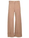 's Max Mara Logo Patch Straight Leg Trousers