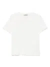 S Max Mara Logo Cotton T-shirt In White