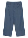 S Max Mara Hose Mit Logo-patch