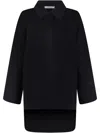 S Max Mara Logo-print Cape In Black