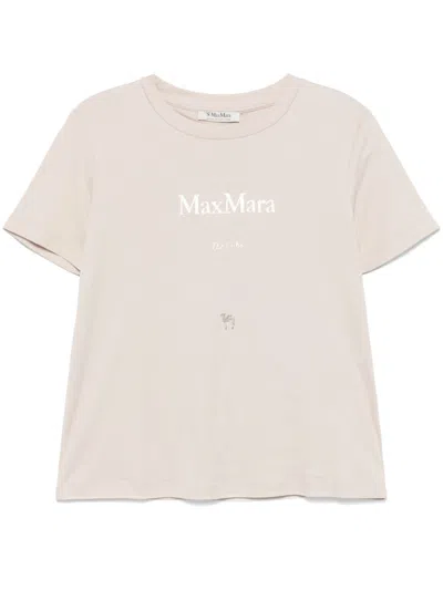's Max Mara Logo-print T-shirt In Neutrals