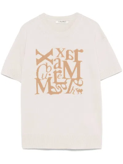 's Max Mara S Max Mara Logo T Shirt In Beige