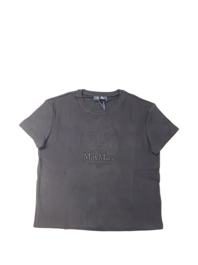 's Max Mara Logo-detail T-shirt In Gray