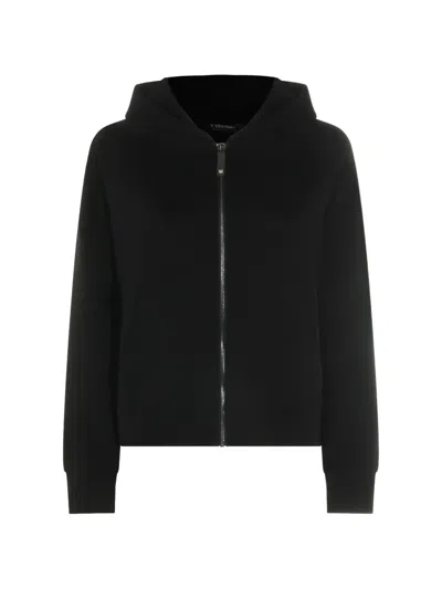 S MAX MARA LOGO-EMBROIDERED ZIP-UP HOODIE