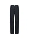 S Max Mara Logo-patch Five-pocket Jeans In Blue