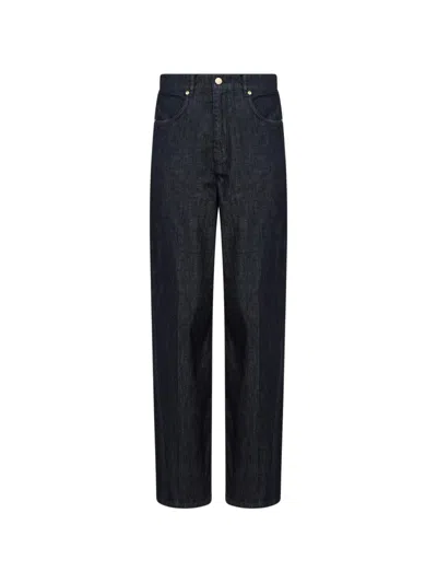 S MAX MARA LOGO-PATCH FIVE-POCKET JEANS