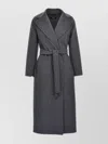's Max Mara Long Belted Coat With Back Vent