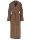 S Max Mara Poldo Wool Belted Coat