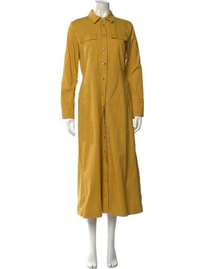 Pre-owned 's Max Mara Long Dress In Yellow