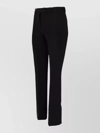 S Max Mara Long Pants Back And Side Pockets In Black