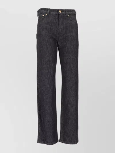 S Max Mara Long Pants Belt Loops Five Pocket Wide Leg