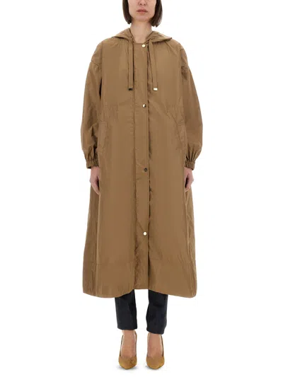 's Max Mara Long Parka "theodore" In Beige