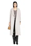 S Max Mara Long Robe Coat In Beige