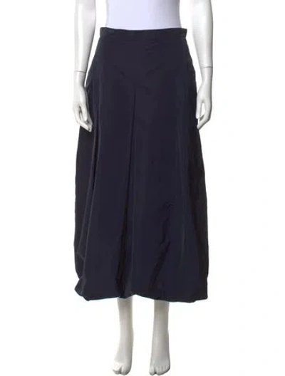 Pre-owned S Max Mara Long Skirt In Blue