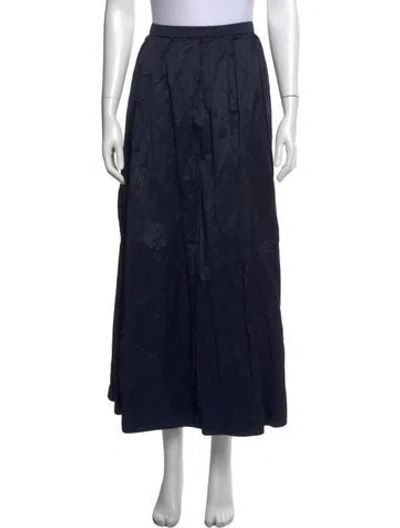 Pre-owned S Max Mara Long Skirt In Blue