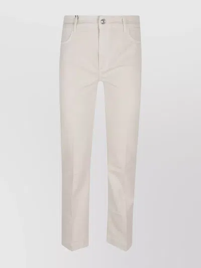 S Max Mara Long Trousers With Pockets And Loops In Neutral