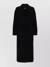 's Max Mara Long Wool Coat With Belted Waist