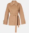 's Max Mara Louis Virgin Wool Peacoat In Brown