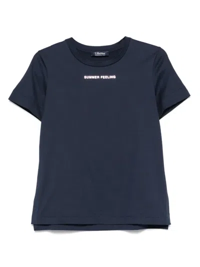 's Max Mara Luso T-shirt In Blue