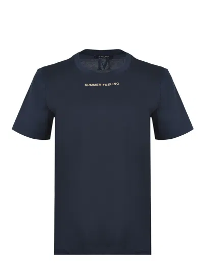 's Max Mara S' Max Mara 'lusso' T-shirt In Blue