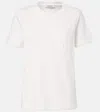 S Max Mara Madera Embroidered Cotton Jersey T-shirt