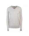 S Max Mara White Idoneo Jersey In White