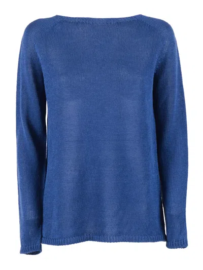 S Max Mara Maglia-canottiera-top Giolino In Blue