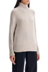 S Max Mara ' Woman Turtleneck Cream Size L Cashmere In White