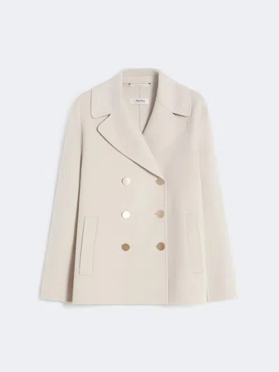 S Max Mara Margot Double Breasted Jacket In Neutral