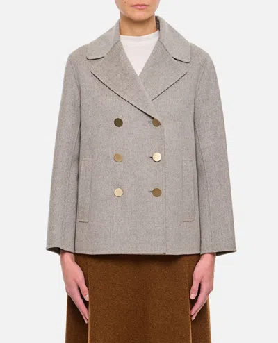 'S MAX MARA MARGOT PEACOT WITH GOLD BOTTON