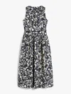 's Max Mara Womens Ecru Marlena Sleeveless Cotton-poplin Midi Dress