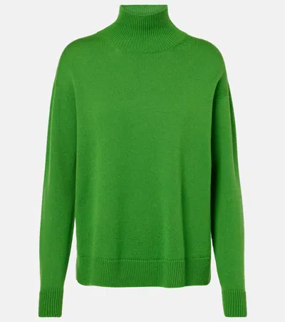 's Max Mara Marta Wool And Cashmere Turtleneck Sweater In Green
