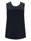 S Max Mara Smanicated Top In Blue