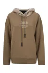S Max Mara Agata Hoodie In Brown