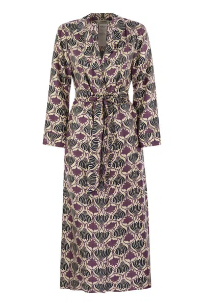 's Max Mara Albert - Printed Silk Kaftan Dress