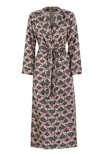 's Max Mara Albert - Printed Silk Kaftan Dress