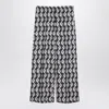 's Max Mara All-over Patterned High Waist Trousers In Blue