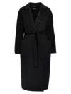 S Max Mara ' 'amore' Coat In Black